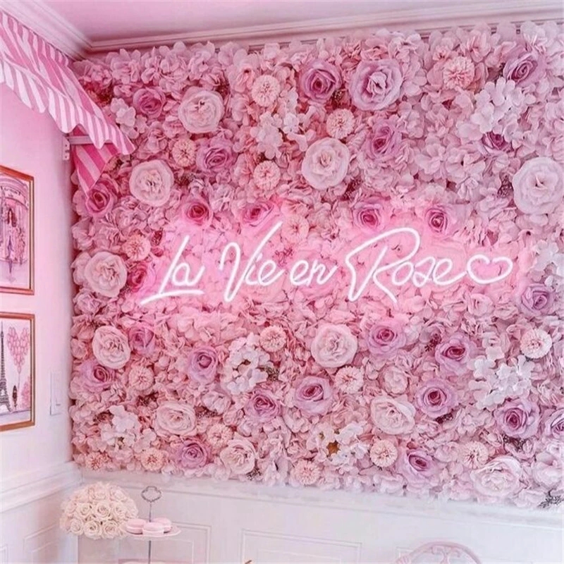 Wall Wedding Decoration 40x60cm Peony Rose Berry Flowers Panels Hydrangea Wedding Christmas Decoration Artificial Flower