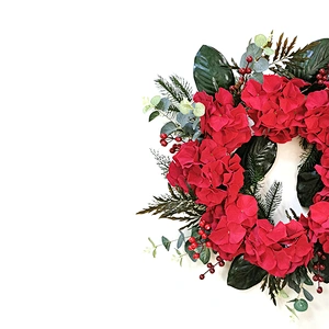 Christmas decorations Artificial flowers 60.9/33cm Arts Artificial flowers Hand Wrapped Floral