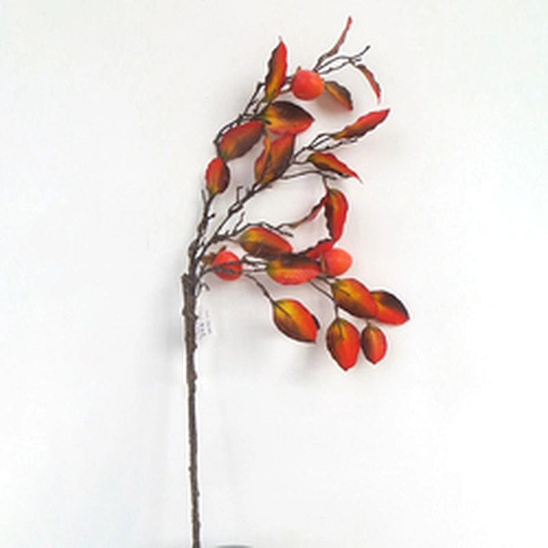 Artificial Autumn Spray Flowers 105cm Champagne Flowers Leaves Artificial Flowers For Sale