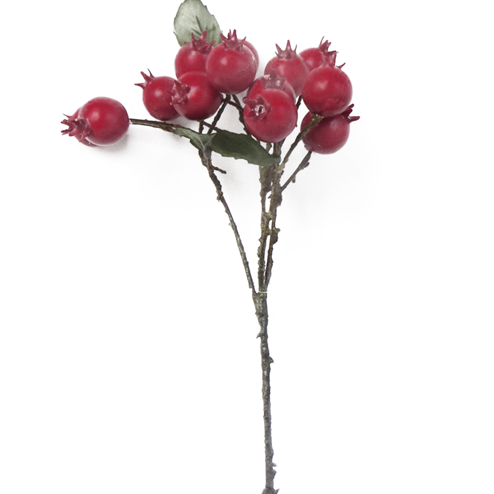 Spring new fashionable family decorative flowers cheap wholesale fruit spray artificial flowers