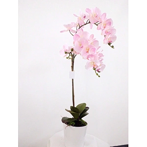 Hot sale Wholesale Orchid Artificial Flower with Pot  Orchid Plant/Flower Artificial Orchid In Pot