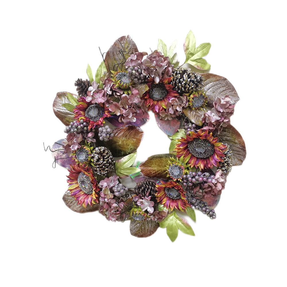 Decorate your home with decoration simulation wreath artificial flowers outdoor artificial flowers bunch