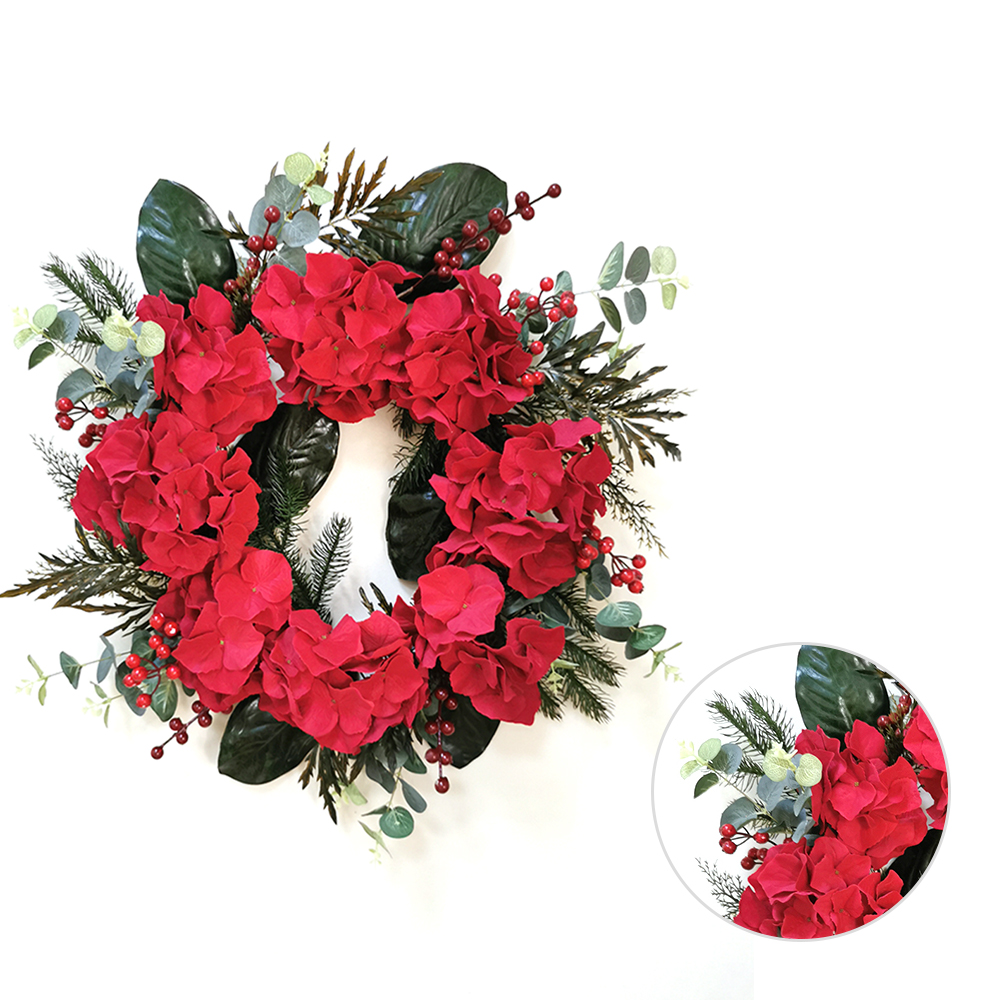 Christmas decorations Artificial flowers 60.9/33cm Arts Artificial flowers Hand Wrapped Floral