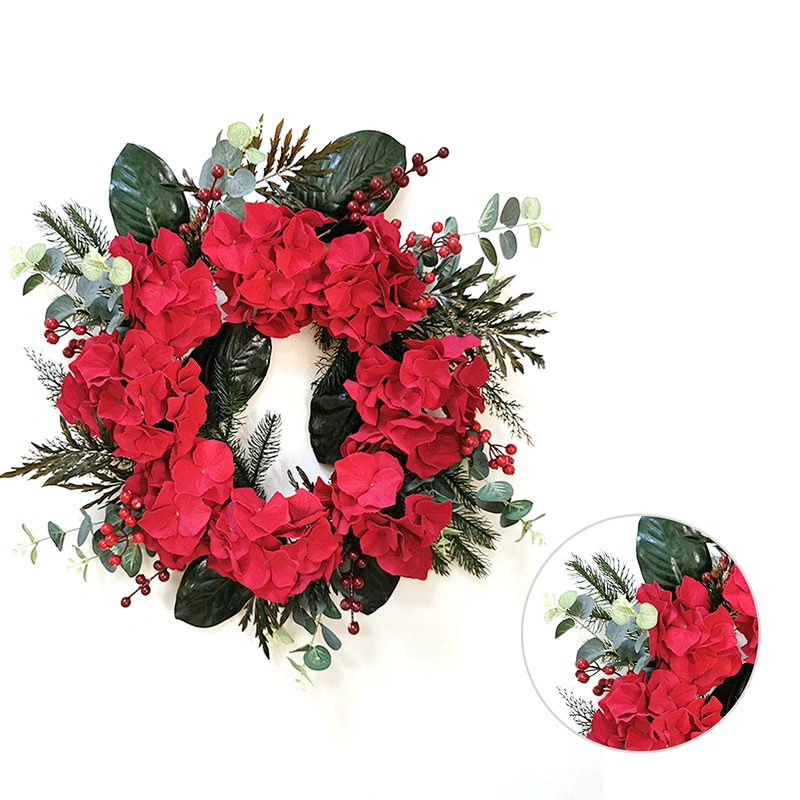 Christmas decorations Artificial flowers 60.9/33cm Arts Artificial flowers Hand Wrapped Floral