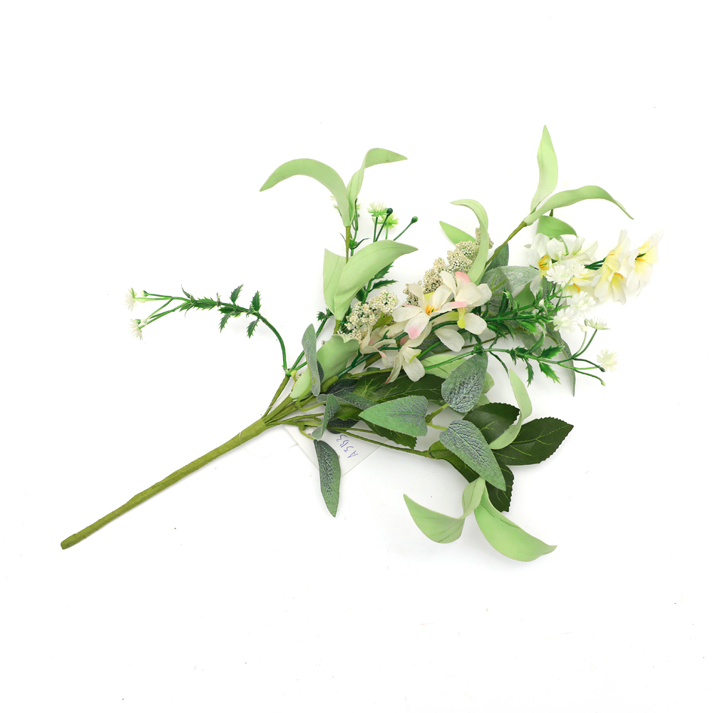Personalized 36CM artifical plant Wreath home decoration plant Carnation Wreath with Daisy Faux Flower