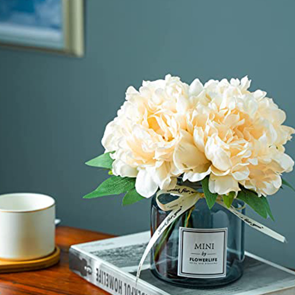 Decor Artificial Flower Balls Glass vase Plant Artificial Flower Balls Balcony Wedding for sale