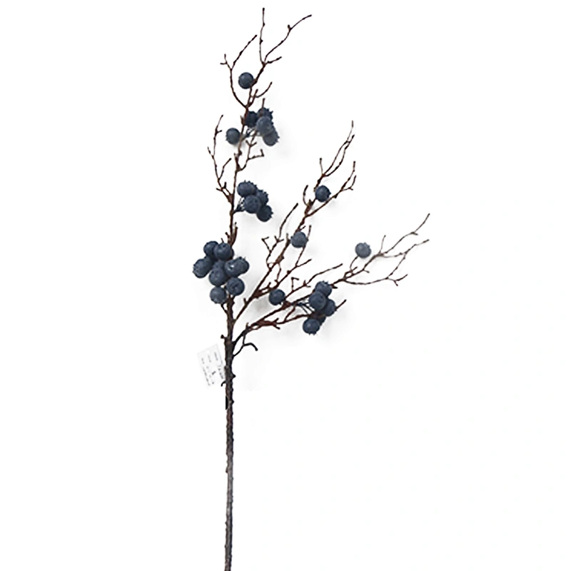 Hot sale home door decoration fruit spray persimmons artificial flower hand wrapped artificial flower
