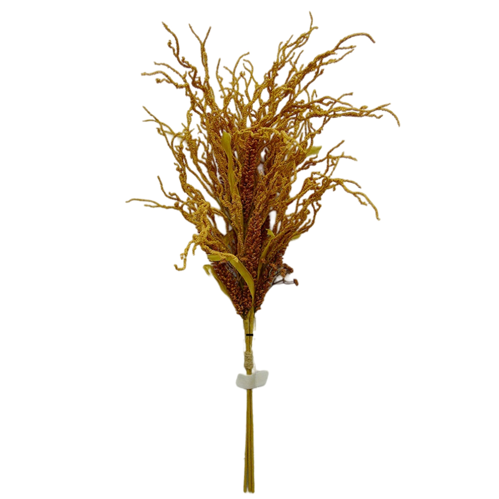 New Style Home Door Decorations 81cm Red And Yellow Artificial Flowers Artificial Wheat Spray