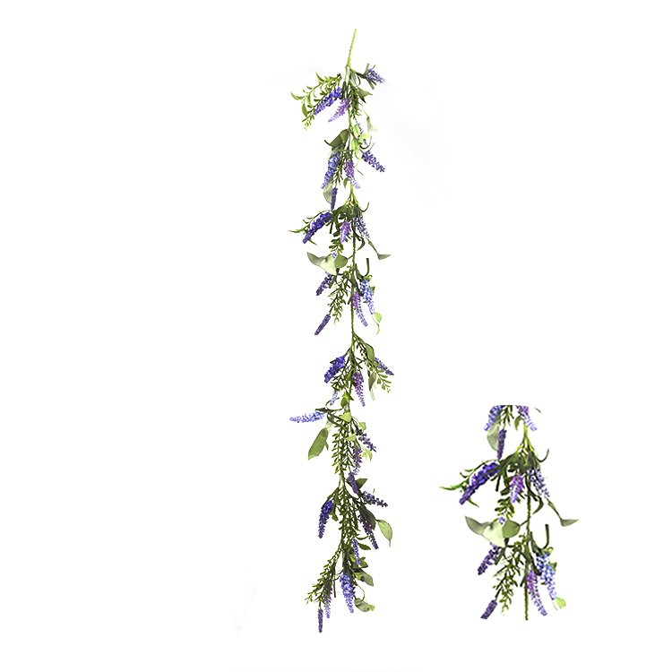 Spring Flower Garland decorations artificial artificial Lavender Wild Flower Garland