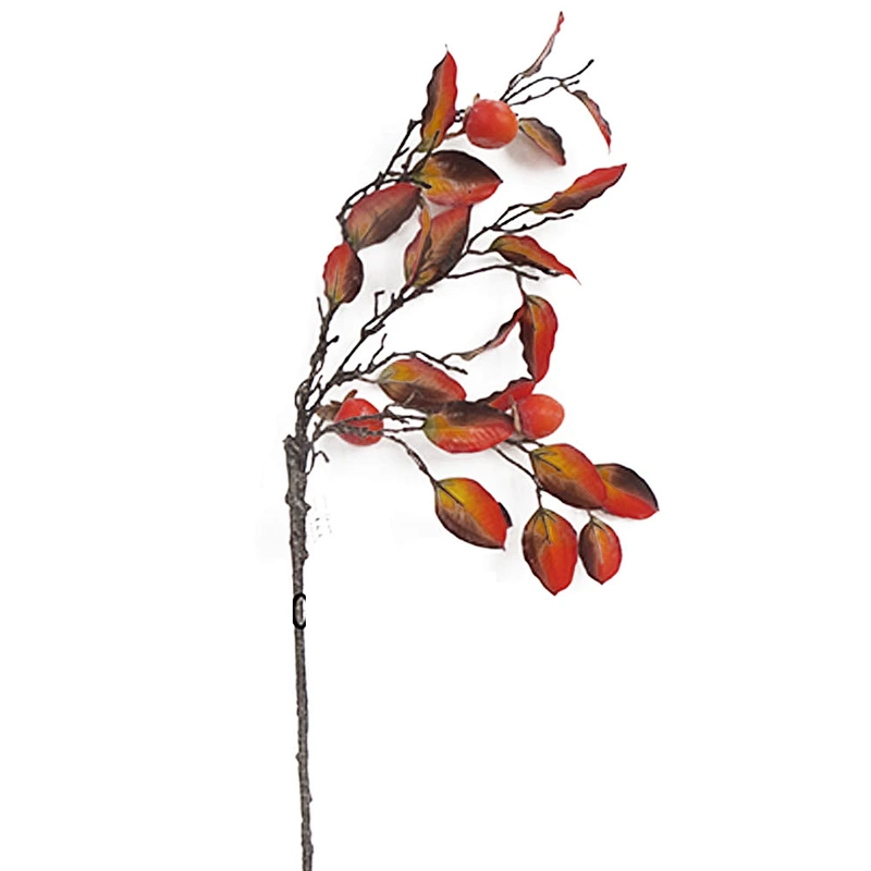 Popular and practica spray with leaves wreath hand wrapped decoration simulation wreaths decorations artificial flower