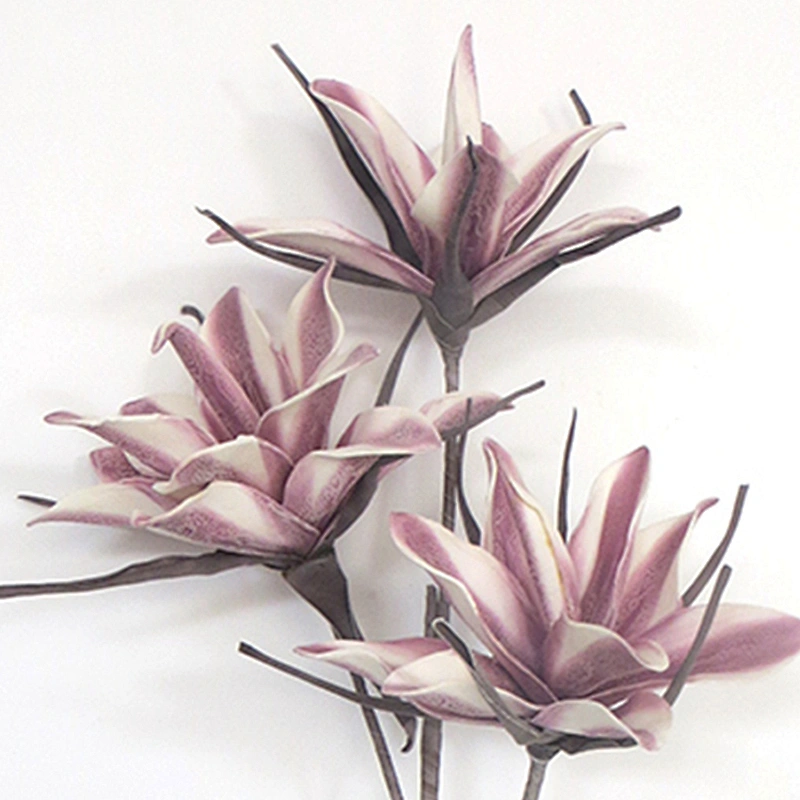 New Design Handy Carfts Wedding Bouquet Foam Decorative Model Flowers 120cm Silk Foam Flower
