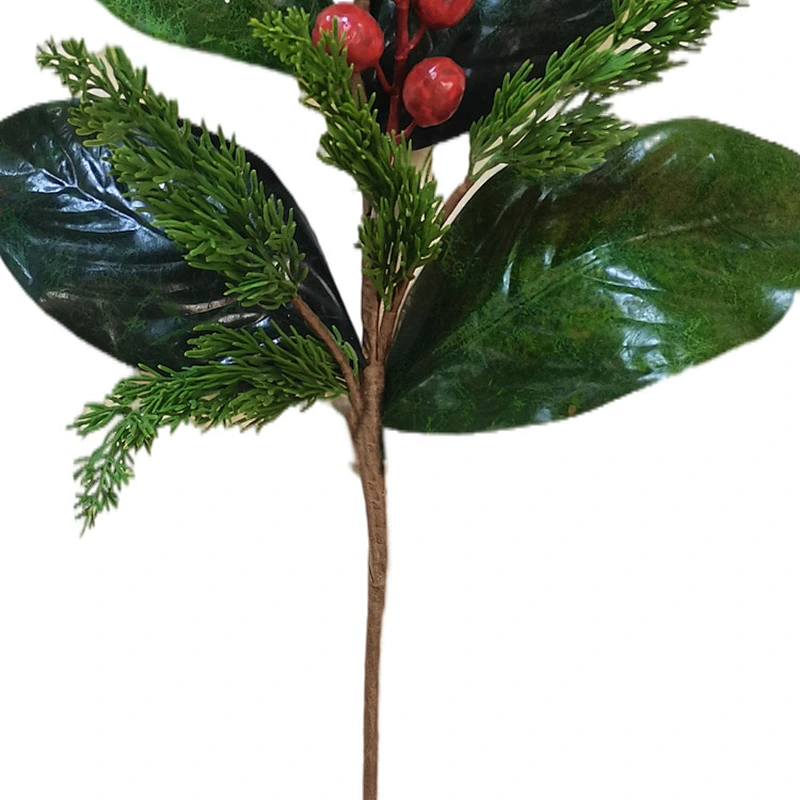 New Design handmade Pine needles and green leaves plant Real Touch 88.9cm artifical plant