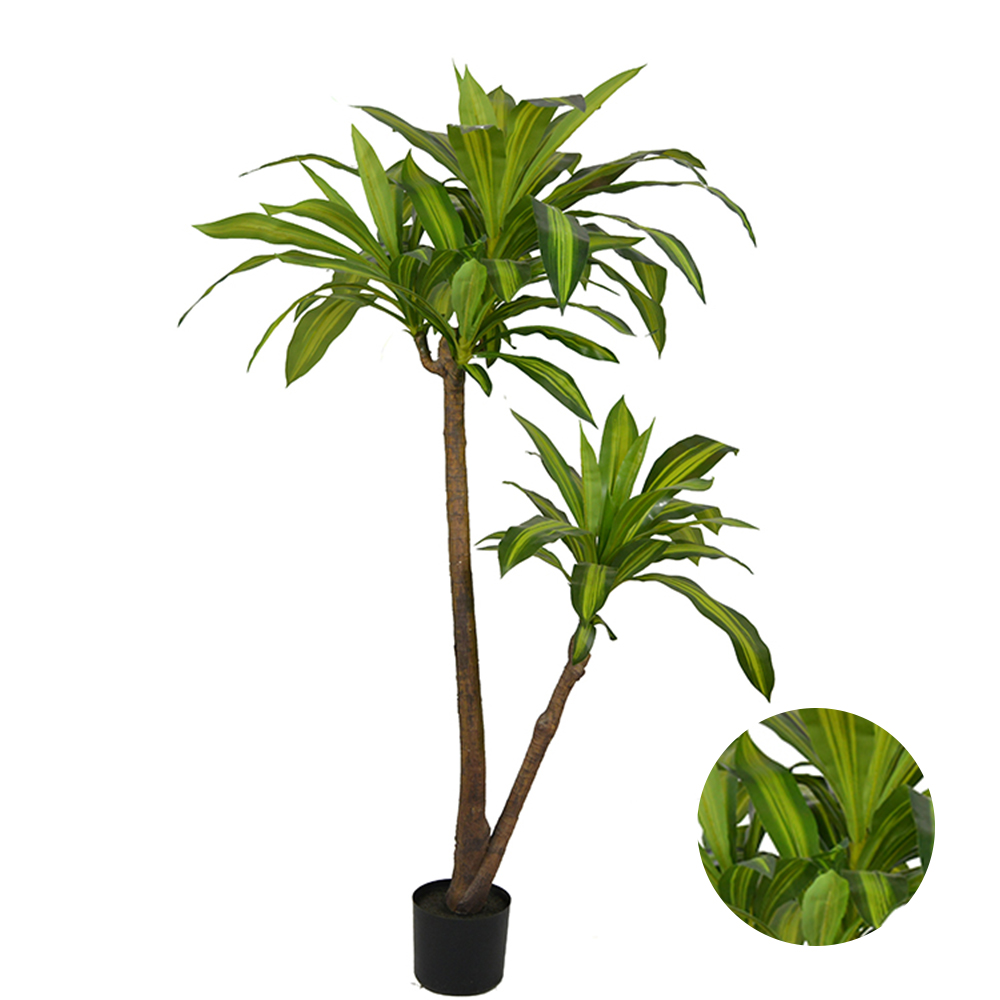 Factory Wholesale Real Touch Forest Dracaena Odorant Artificial Trees For Decoration