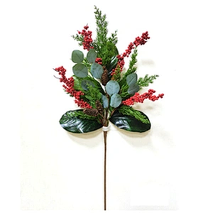 Christmas decoration simulation leaves 88.9cm personalized Artificial green leaves
