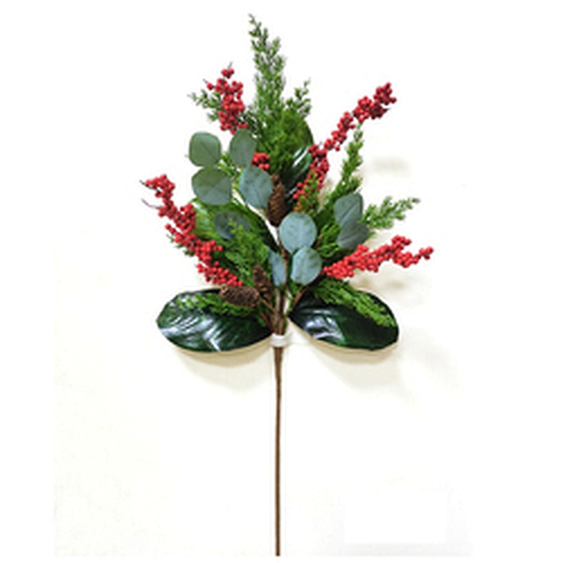 Christmas decoration simulation leaves 88.9cm personalized Artificial green leaves