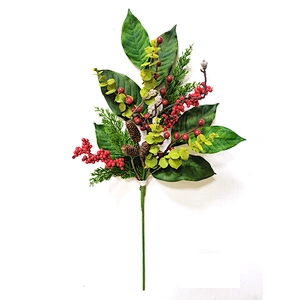 New Design Real Touch wreath spray with green 66cm leaves Arts And Crafts eucalyptus leaves