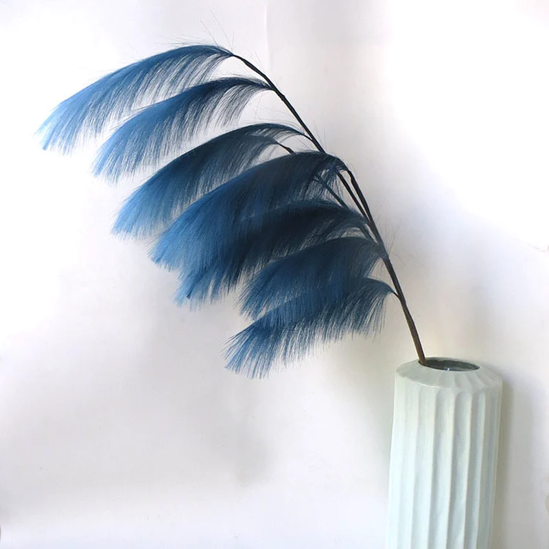 Artificial flower faux reed/artificial flower plants pampas grass dried for home decor