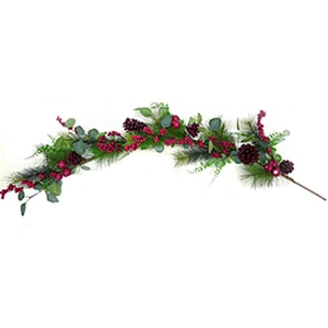 Factory Supply Custom Eco-Friendly Promotional Artificial Christmas Wreaths For Christmas Decoration