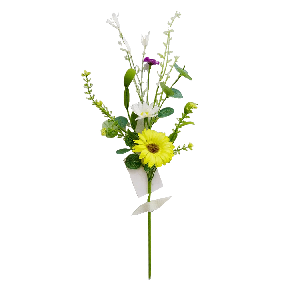 Wedding Home Decorative Handy Carfts Wild Flower Wreath Spring Flower Real Touch Wreath