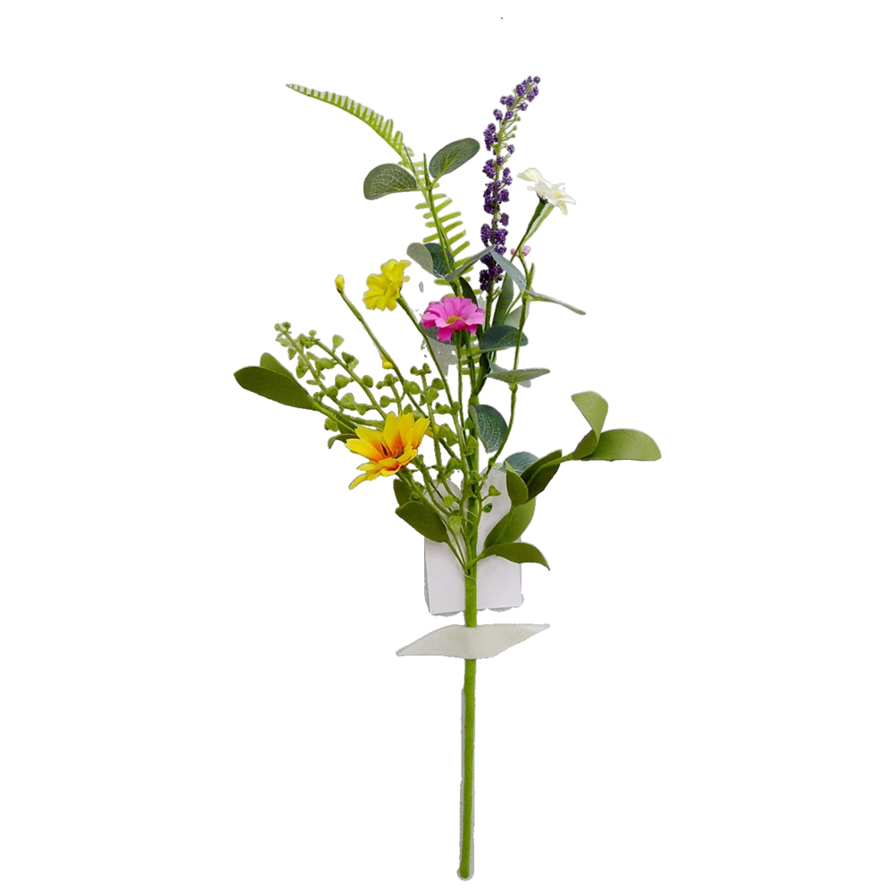 Natural Hand Wrapped Spring Floral wreath home decoration plant Wild Flower Wreath Faux Flower