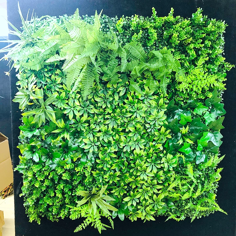 Faux outdoor garden home decor green plants artificial grass wall panels