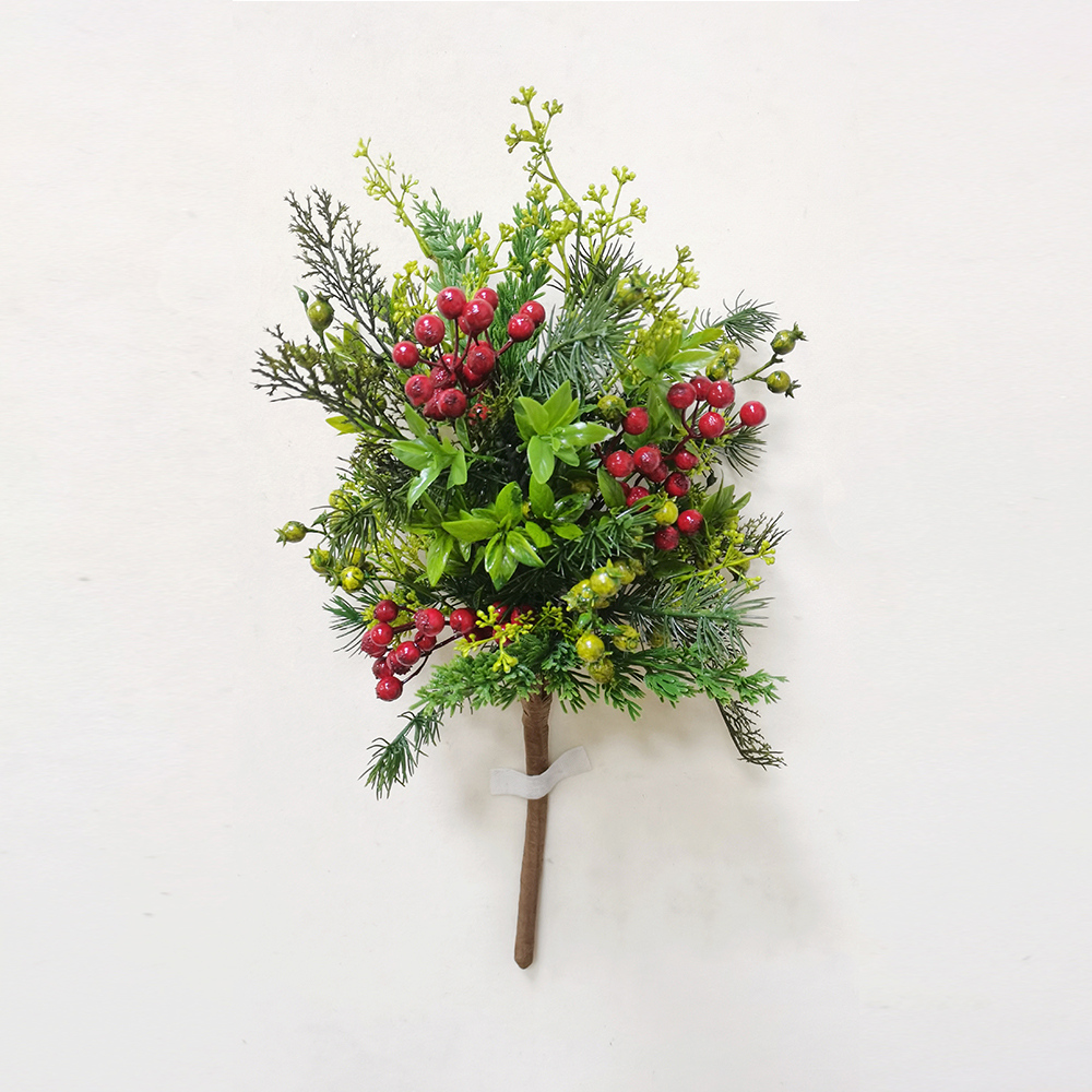 Wholesale fashion artificial spring wreath hand wrapped floral artificial wholesale flowers