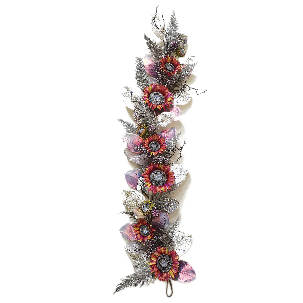 Decorate your home with artificial silk flowers decoration simulation wreath artificial flowers for sale