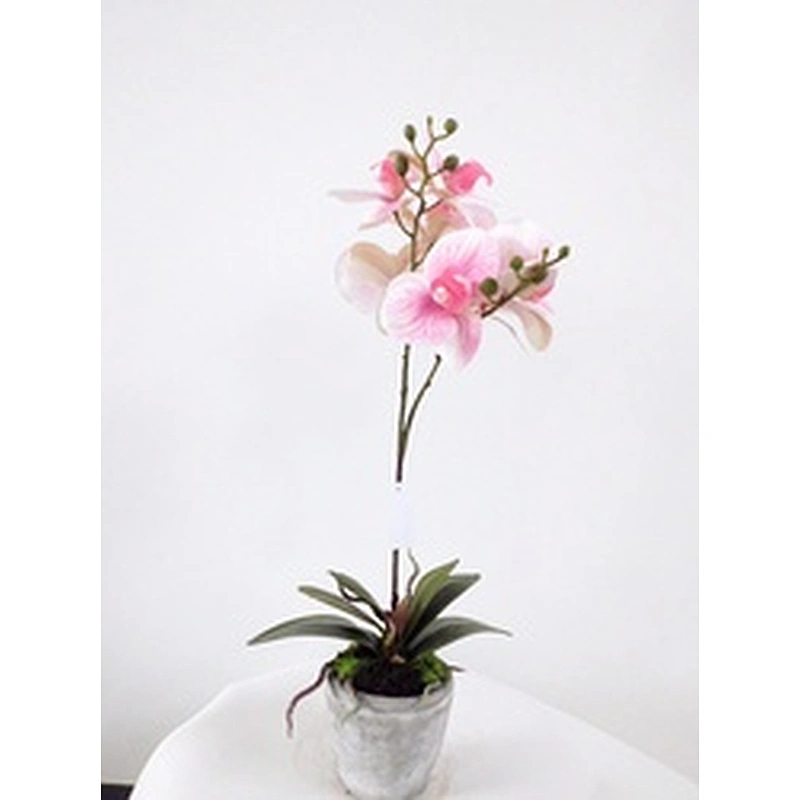 Home office decorations home office decorations orchid flower real touch pe foam plastic orchid flower with pot