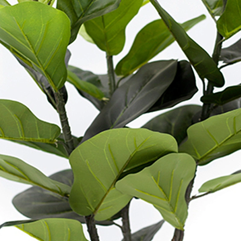 Chinese New Design Artificial Plants Fiddle Tree Decorative Home Outdoor Fiddle Leaf Fig Tree