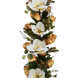 Christmas decorations Artificial flowers Real Touch wreath eucalyptus leaves personalized Artificial 152.4cm leaves
