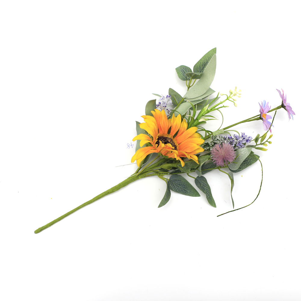Handmade Wild Flower decoration simulation Wreath Lavender wreath for home decoration