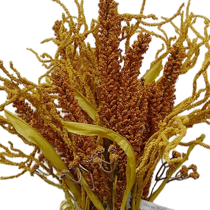 High Quality Affordable Wheat Wreath 42cm In/Out Door Decorations Hand Wrapped Spray For Sale
