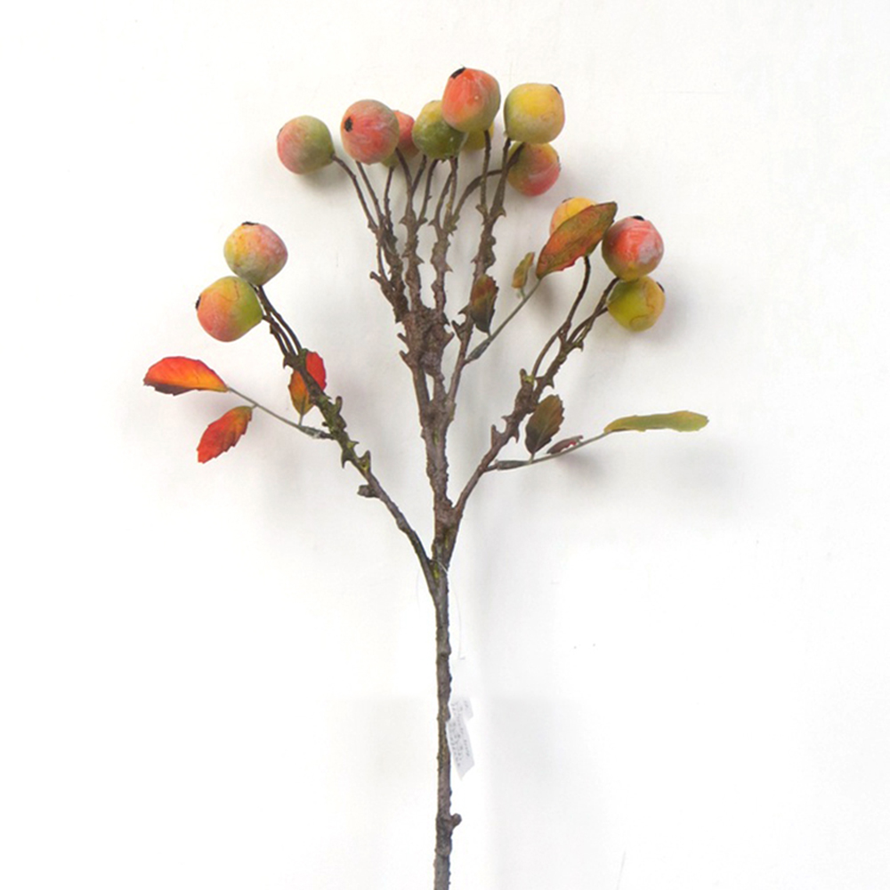 New Style Decoration Home Door Decorations 57cm Red And Yellow Artificial Flowers Artificial Wheat Sprayale