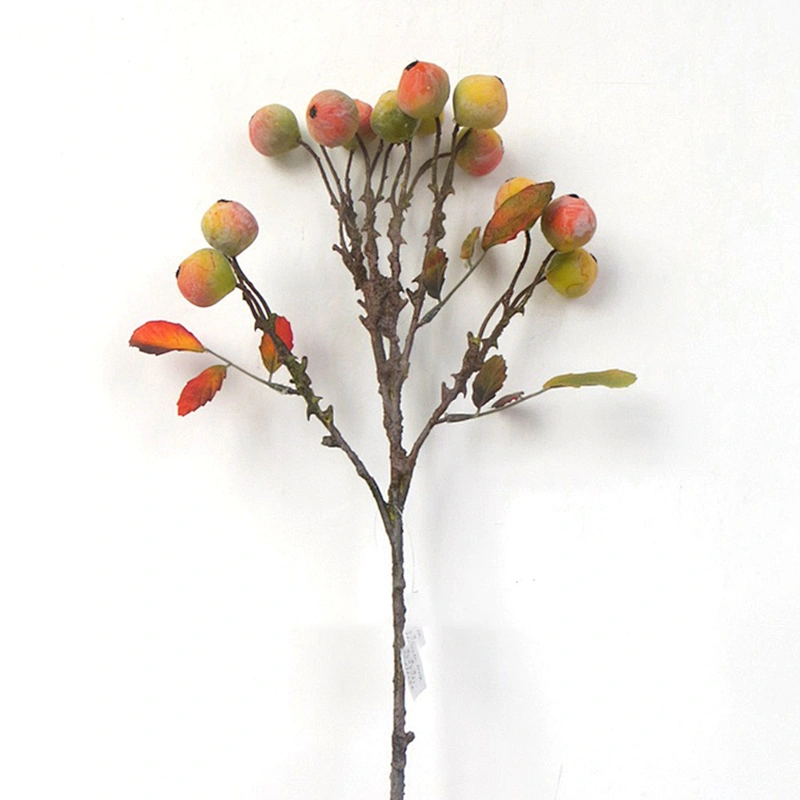 New Style Decoration Home Door Decorations 57cm Red And Yellow Artificial Flowers Artificial Wheat Sprayale