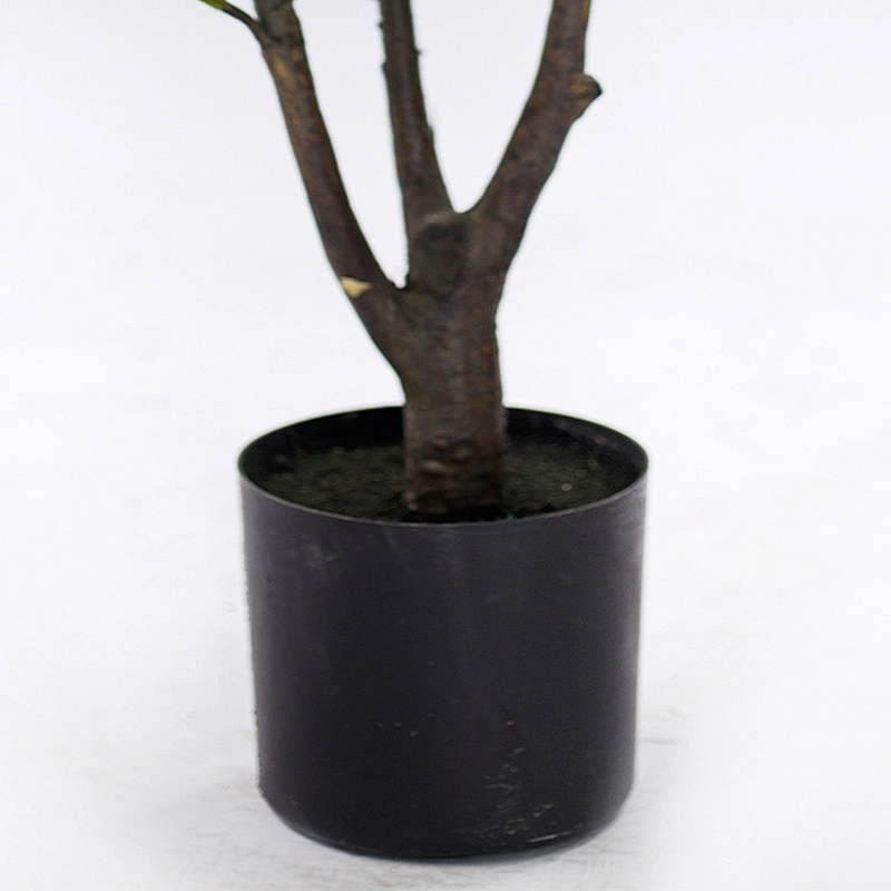 Hot wholesale Artificial Fiddle Leaf Fig Tree Plastic Plants Fiddle Tree For Shopping Mall Decoration