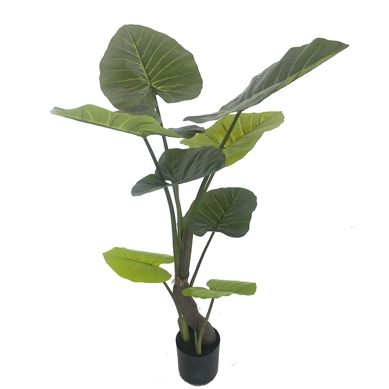 Hot sale Artificial Decorative TARO Leaf Tree Artificial plant decoration