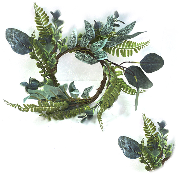 Ornamental Arts And Crafts Greenery Wreath personalized Real Touch spring wreaths