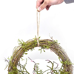 Factory supply easter artificial egg wreath decoration polyester plastic iron wire paper egg wreath decorative