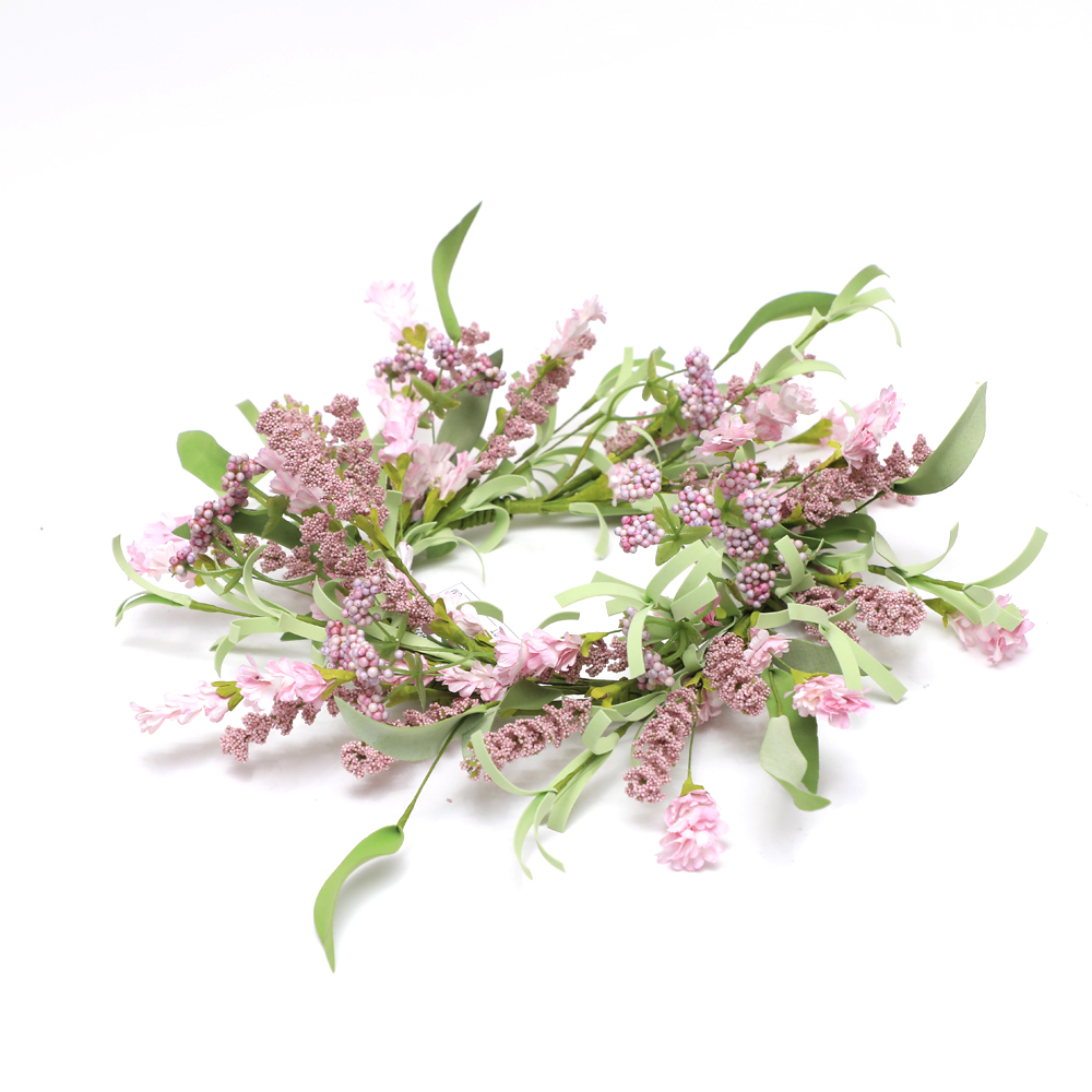 Natural artificial Spring Flower wreaths Hand Wrapped decoration simulation wreaths Faux Flower