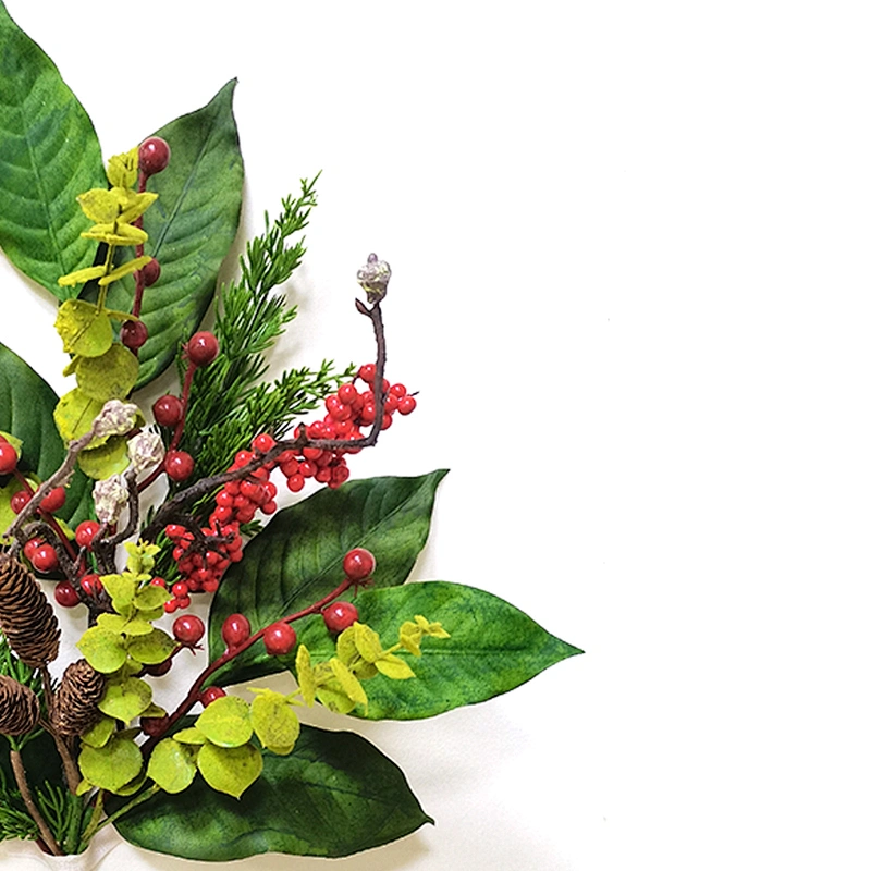 New Design Real Touch wreath spray with green 66cm leaves Arts And Crafts eucalyptus leaves