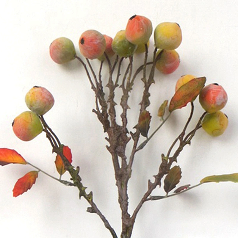 New Style Decoration Home Door Decorations 57cm Red And Yellow Artificial Flowers Artificial Wheat Sprayale