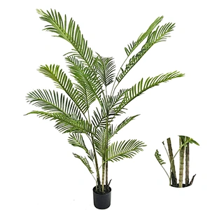 Wholesale Real Touch Artificial Areca Palm Factory Direct Sale Outdoor Plastic Areca Palm