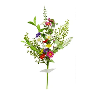 Eco Friendly Wild Flower Lavender Wreath 53cm handmade home decoration plant Spring wreath Faux Flower