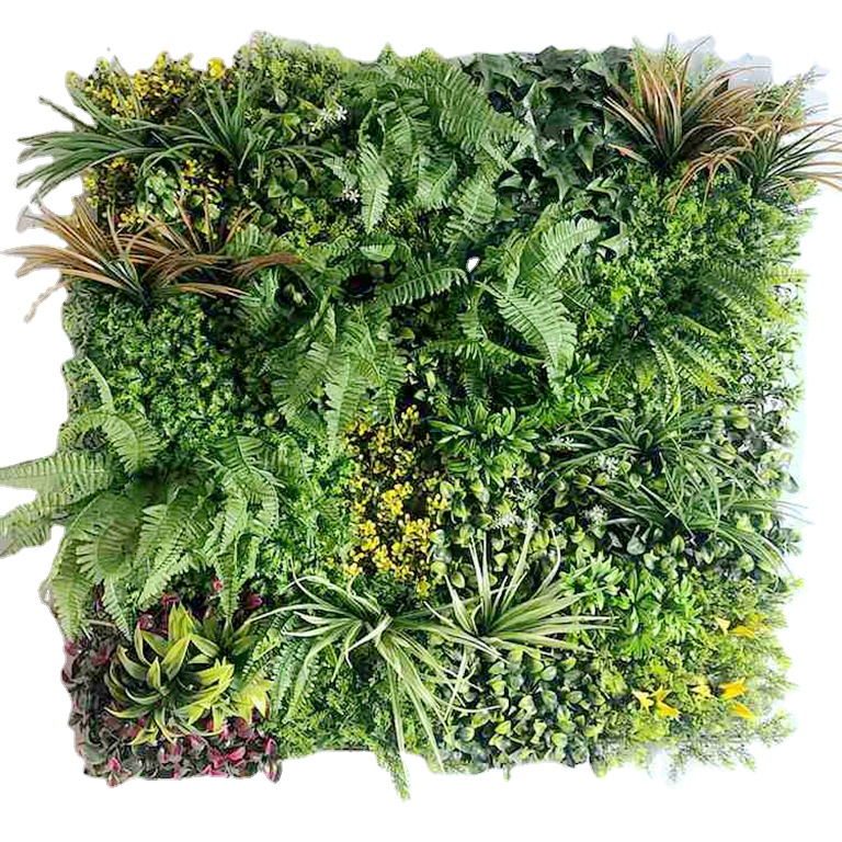 Artificial green grass wall panel backdrop for home decor/decoration