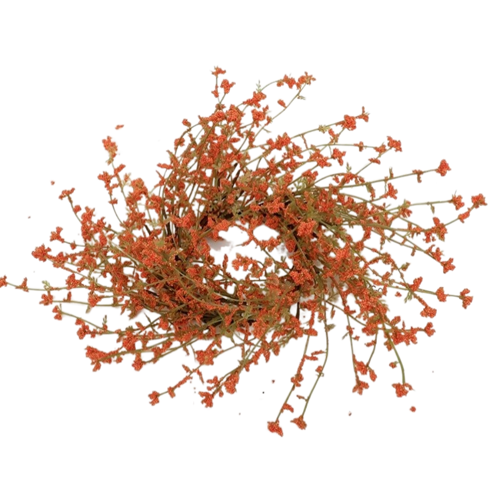 Luxury Handy Carfts Spring Greenery wreath Hand Wrapped decoration simulation wreaths Faux Flower Realistic