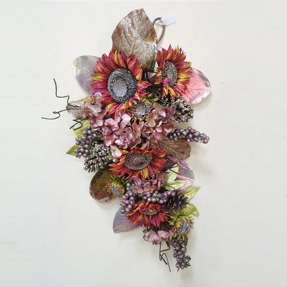 High quality real touch decoration decorative flowers cheap fruit wholesale artificial flowers spray with white berry