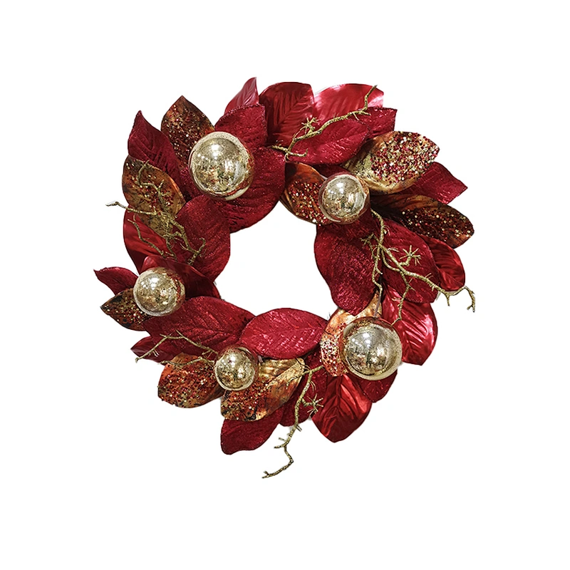 Wholesale New Style Luxury Handmade Indoor Decorative Artificial Christmas Wreath