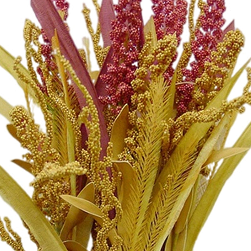High Quality Affordable Wheat Wreath 66cm In/Out Door Decorations Hand Wrapped Spray For Sale