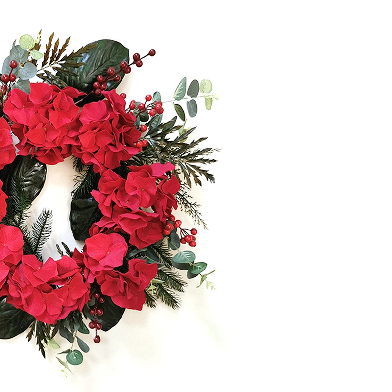 Christmas decorations Artificial flowers 60.9/33cm Arts Artificial flowers Hand Wrapped Floral