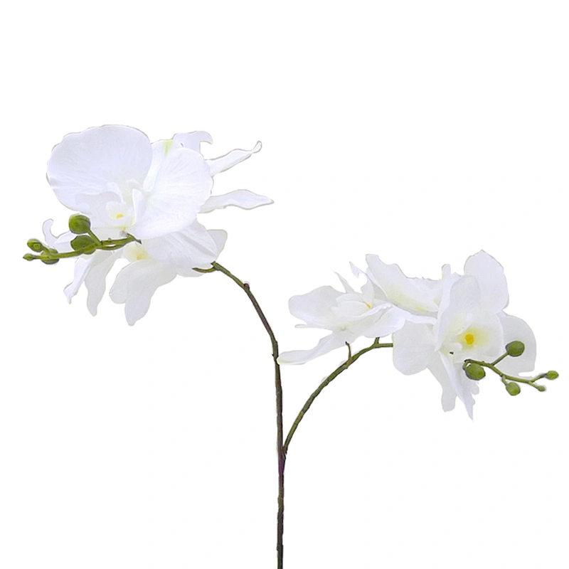 Wholesale outdoor wedding decoration orchid flower real touch orchid artificial flower for home